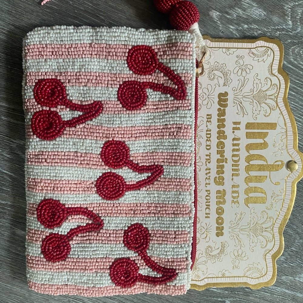 Viral Beaded Clutch cherries Marshals
